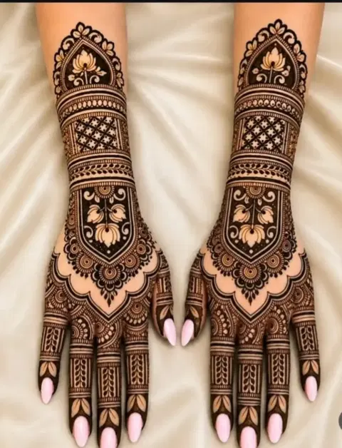 figure mehndi design