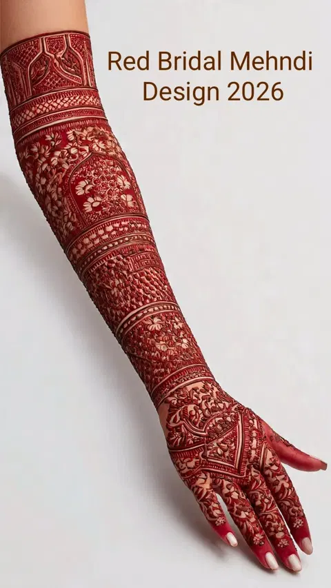 bridal royal circle arm mehndi design