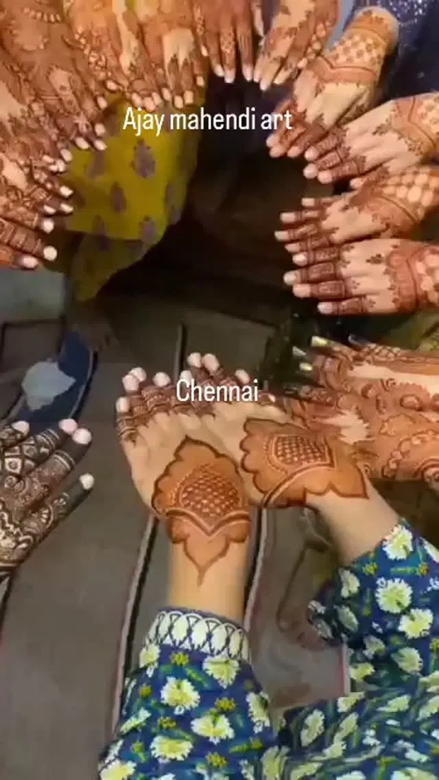 Bridal Back Hand Mehndi Design