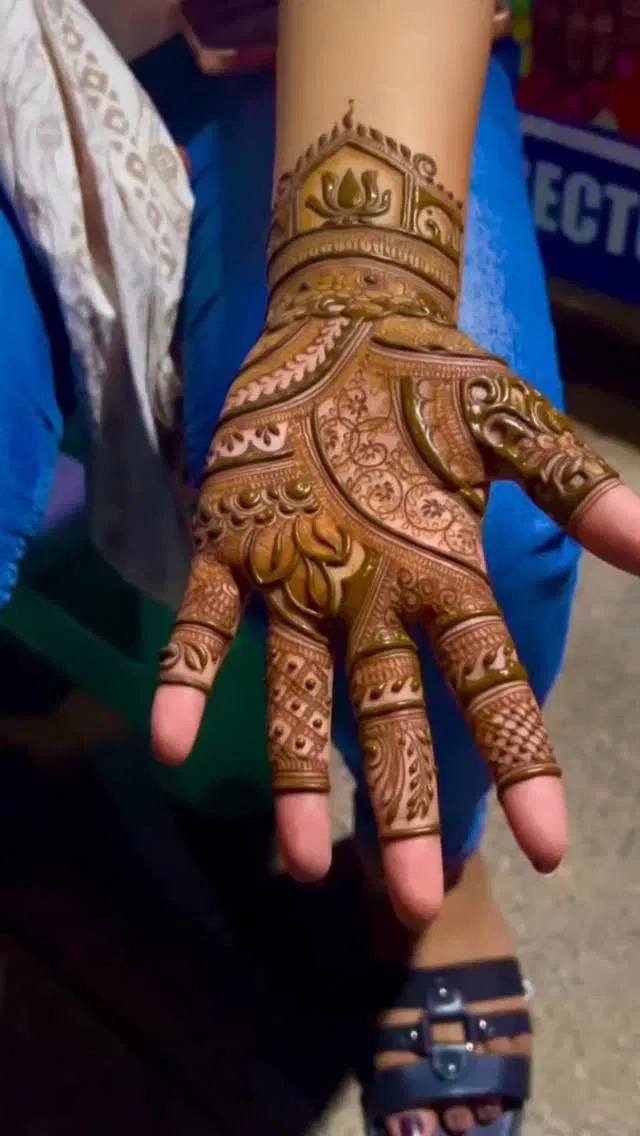 Bridal Indian Mehndi Design
