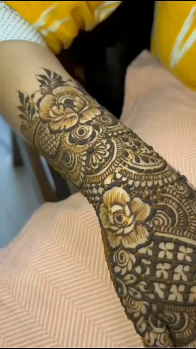 Full Hand Mehndi Design