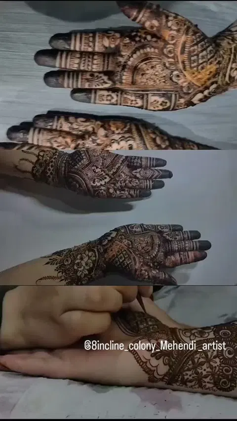 back hand mehndi design
