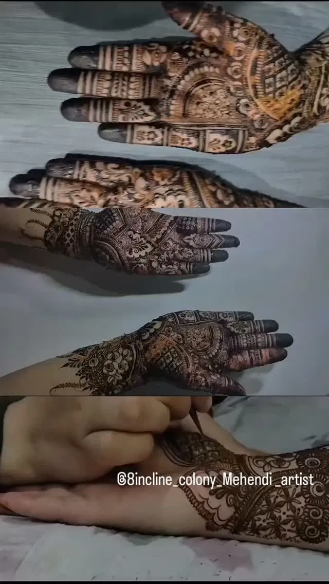 Back Hand Mehndi Design
