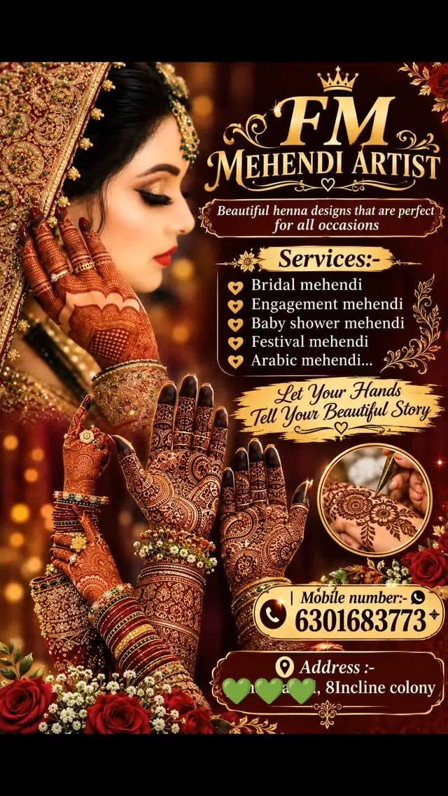 Front Hand Mehndi Design