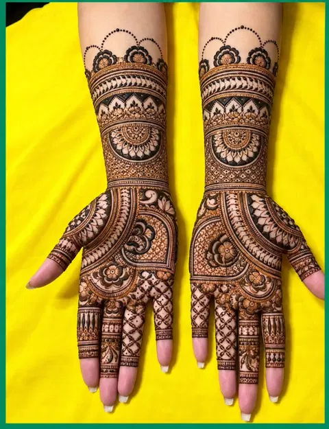 figure mehndi design