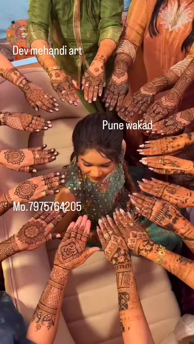 Mehndi Design with Figures