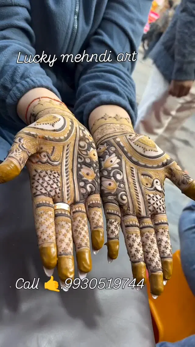 Front Hand Mehndi Design