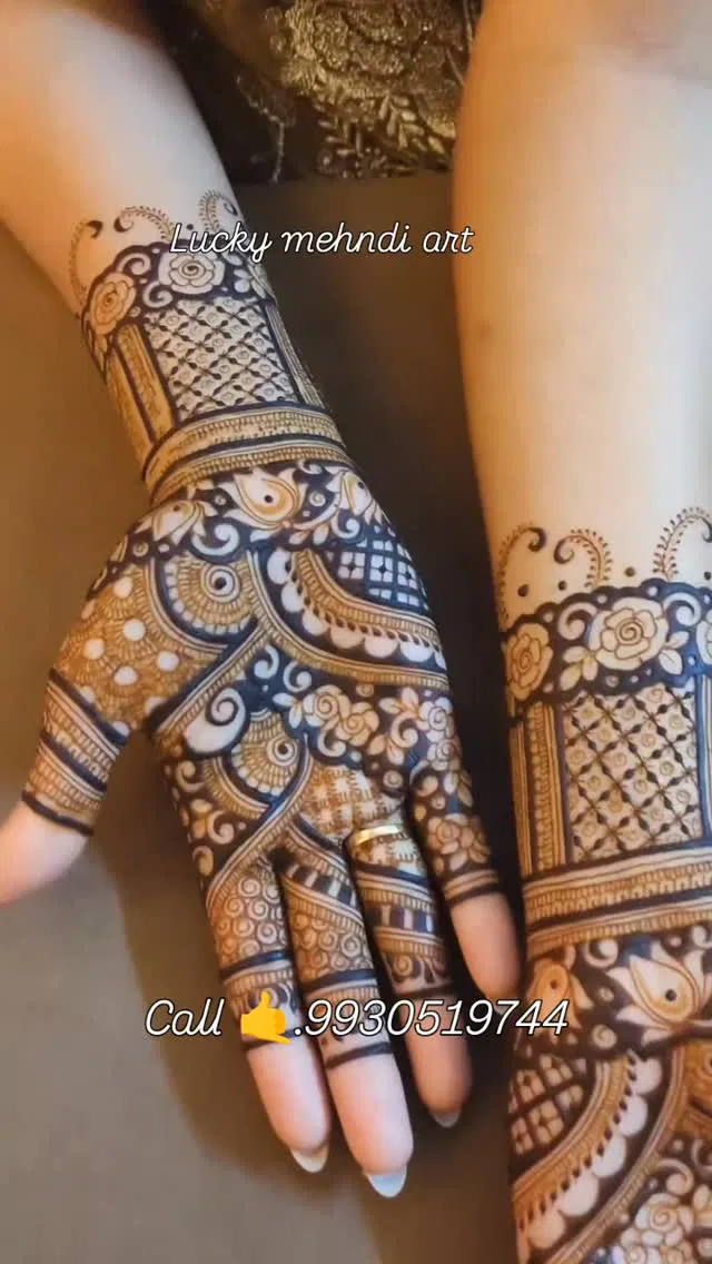 Back Hand Mehndi Design