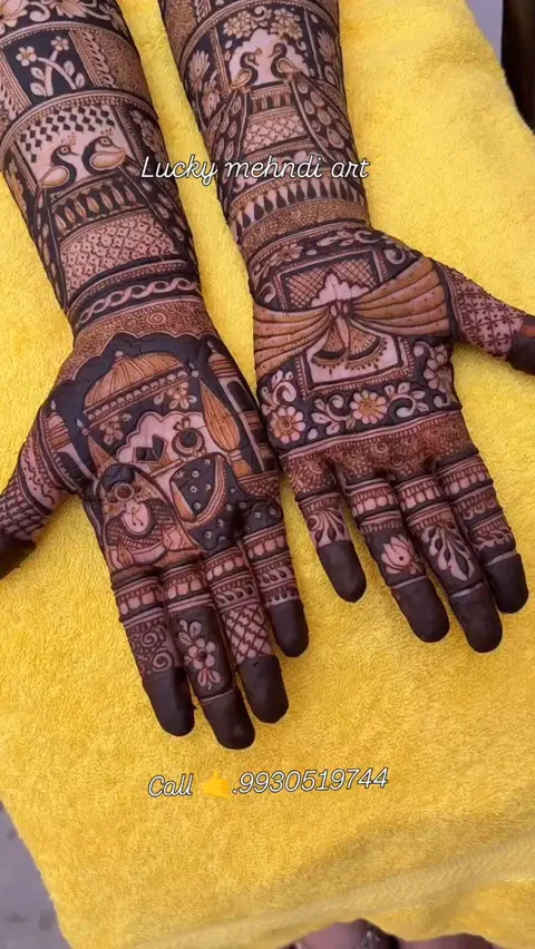 figure mehndi design