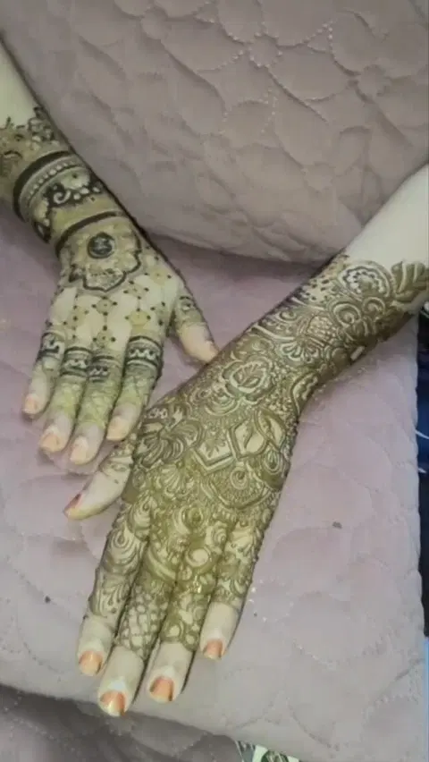 arabic front hand mehndi design