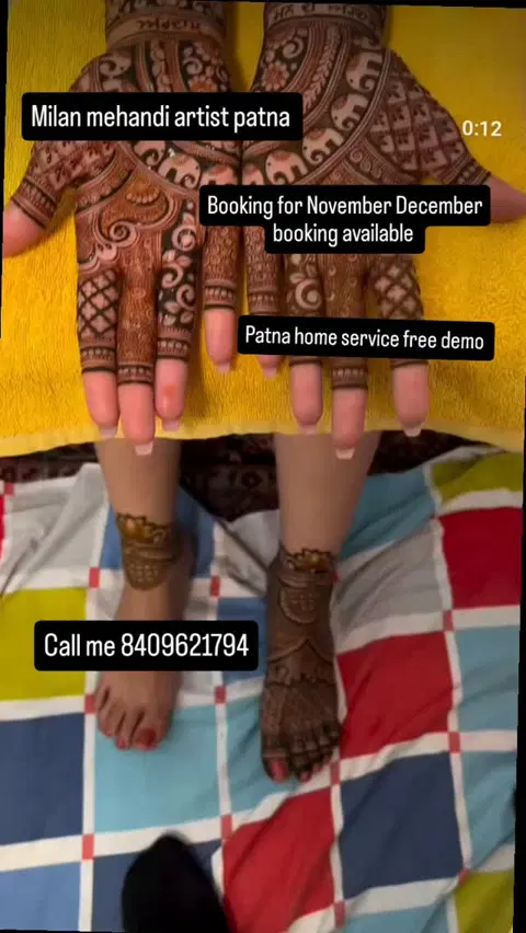 front hand mehndi design