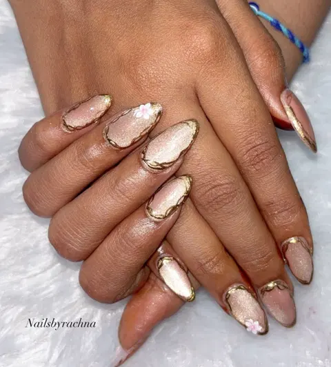 simple finger mehndi design