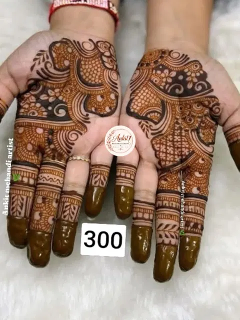 figure mehndi design