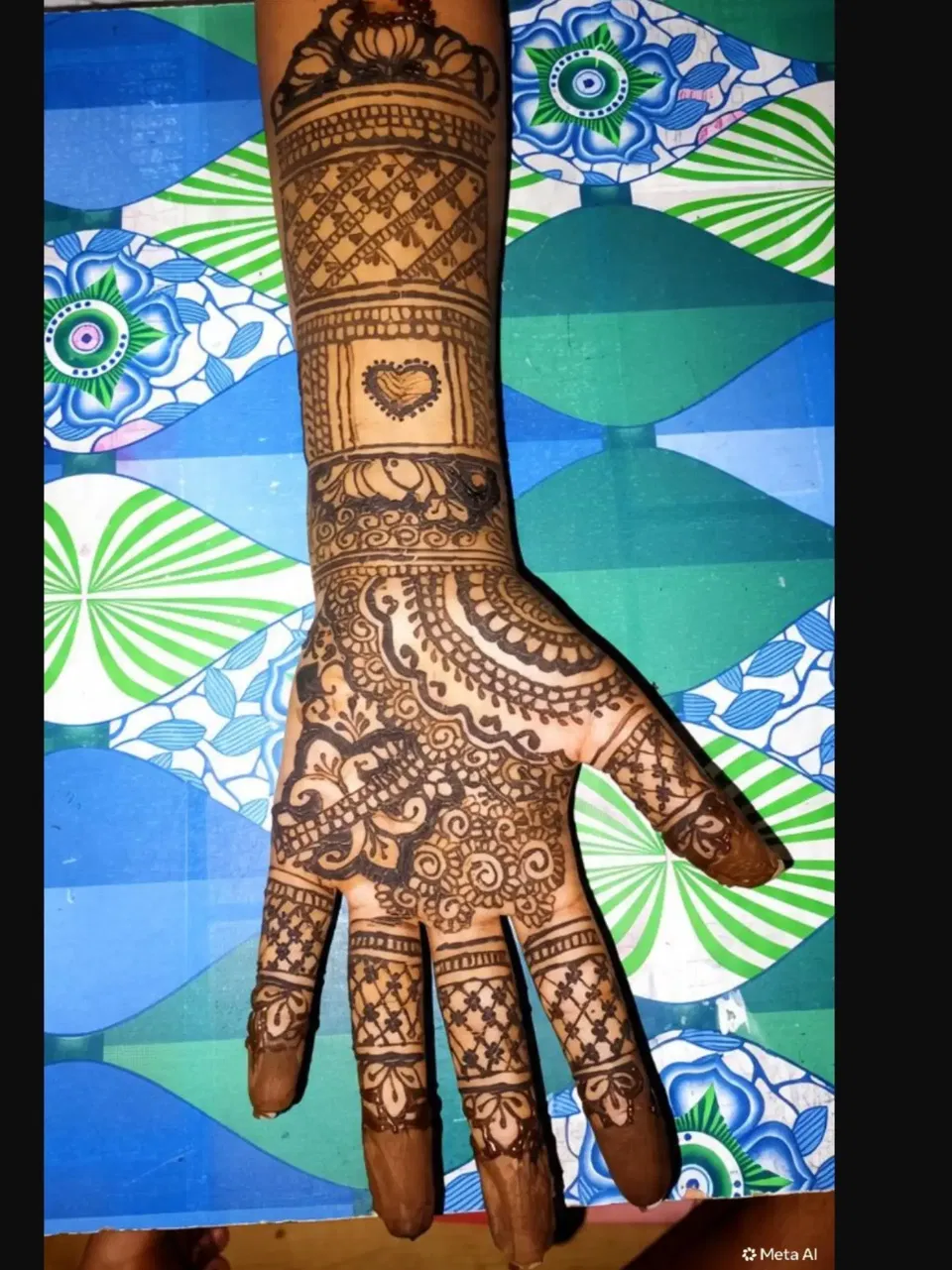 Bridal Full Hand Mehndi Design