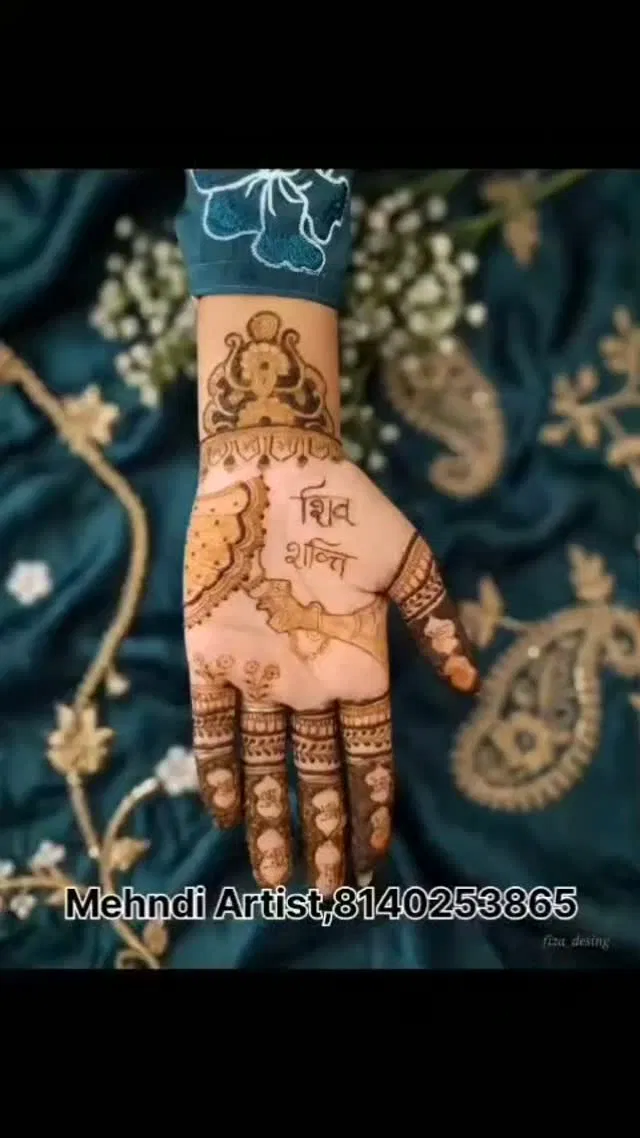 Front Hand Mehndi Design