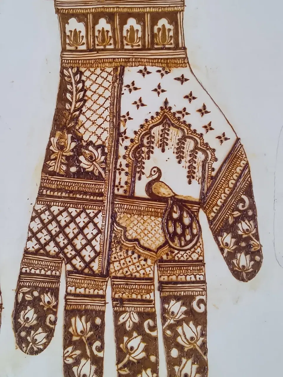 Heavy Full Hand Mehndi Design