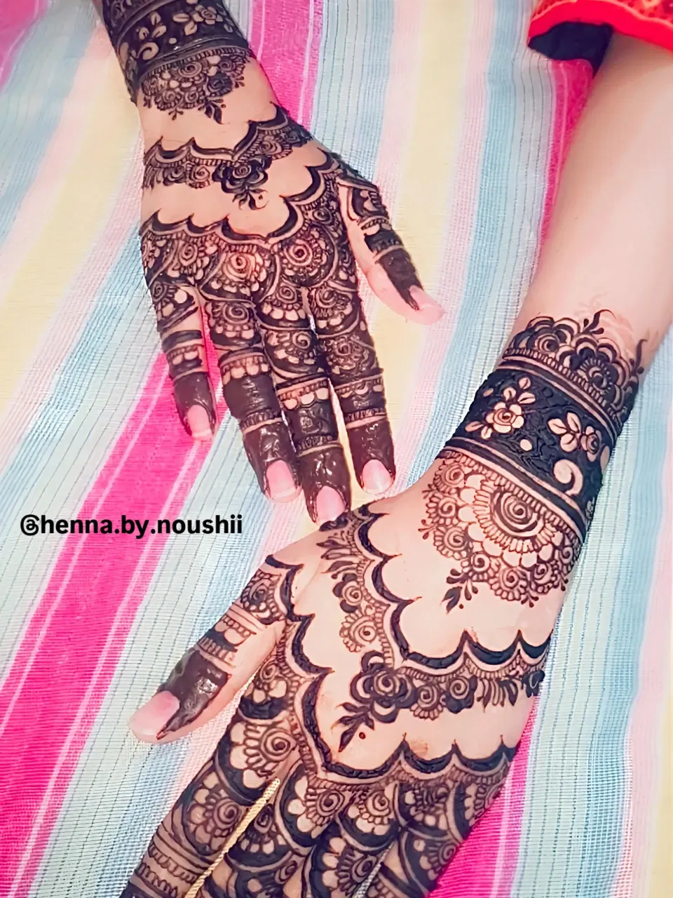 Bridal Full Hand Mehndi Design