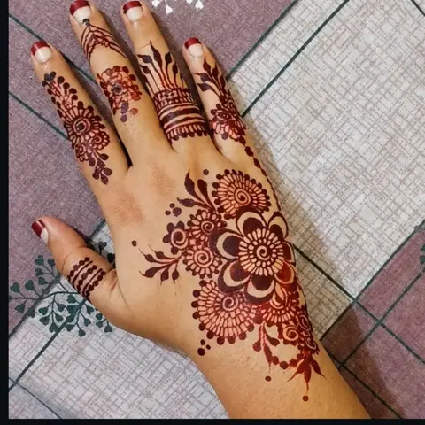 arabic full hand mehndi design
