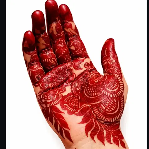 bridal full hand mehndi design