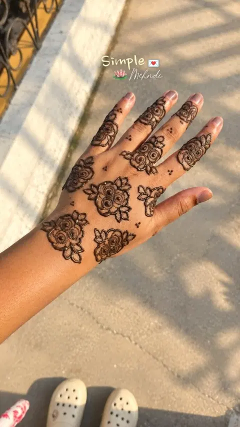 simple mehndi design