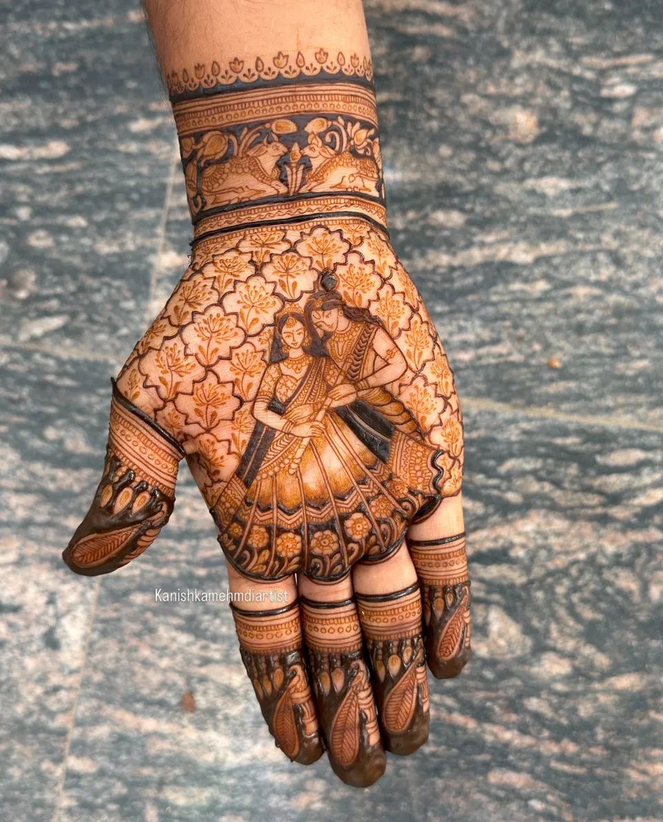 Back Hand Mehndi Design