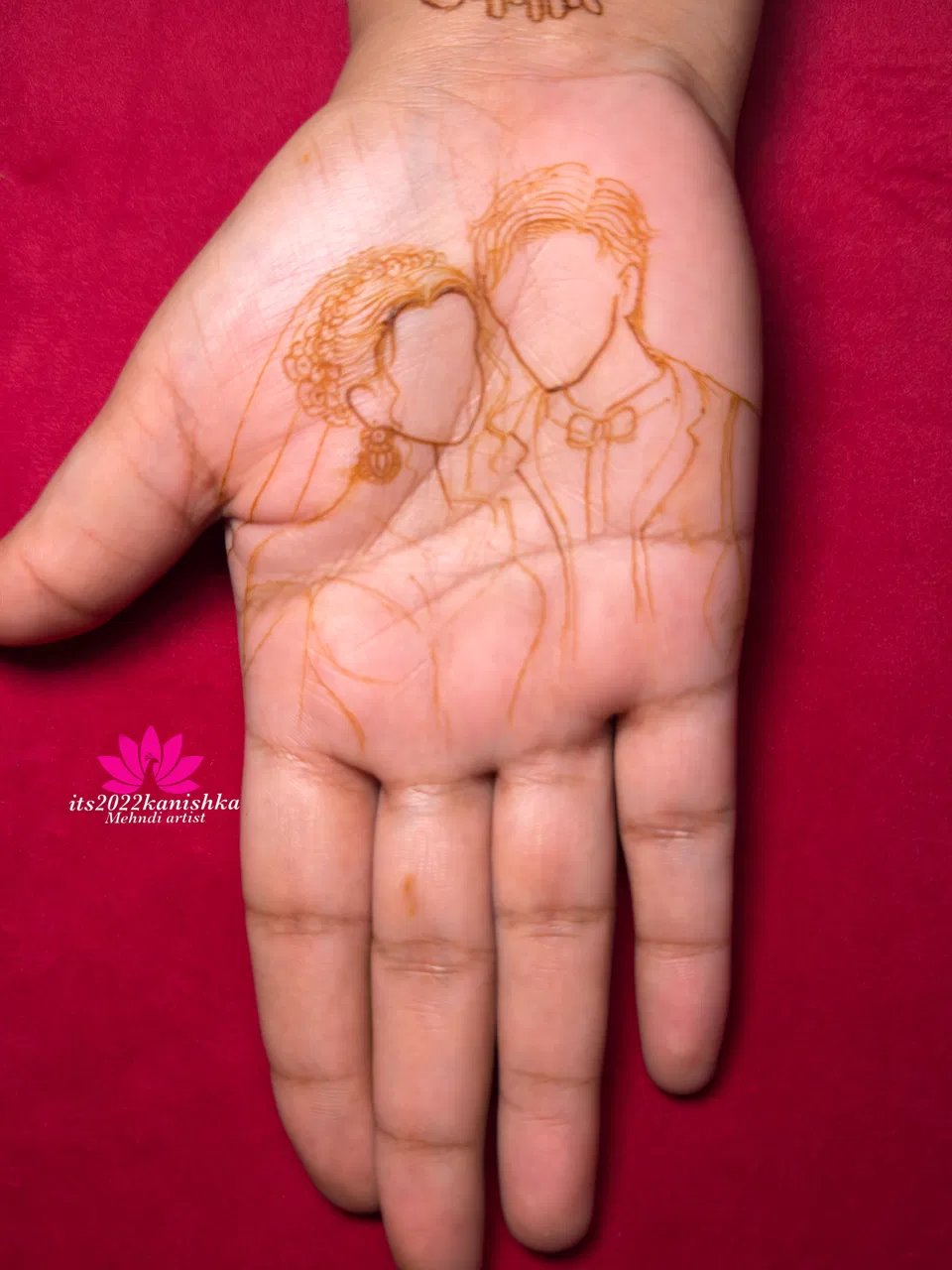 Simple Front Hand Mehndi Design