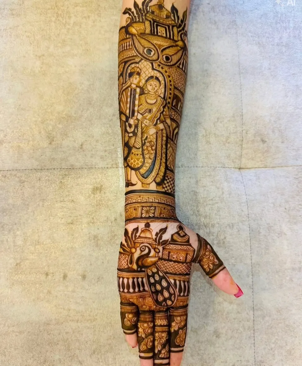 Full Hand Mehndi Design