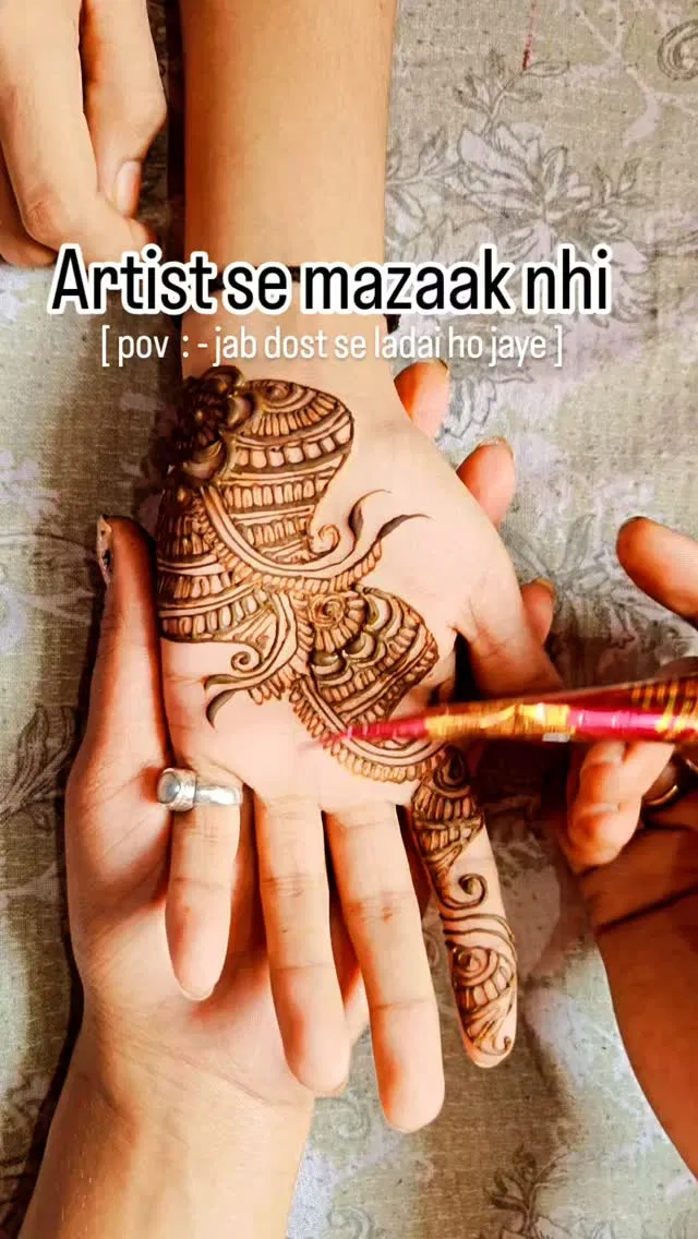 Front Hand Mehndi Design