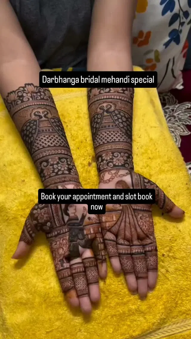 Full Hand Mehndi Design with Figures (3)