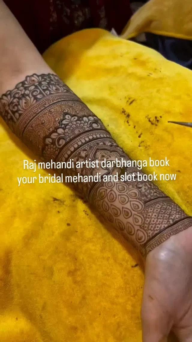 Full Hand Mehndi Design