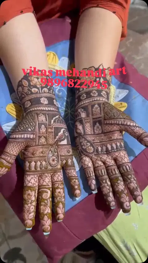 figure mehndi design