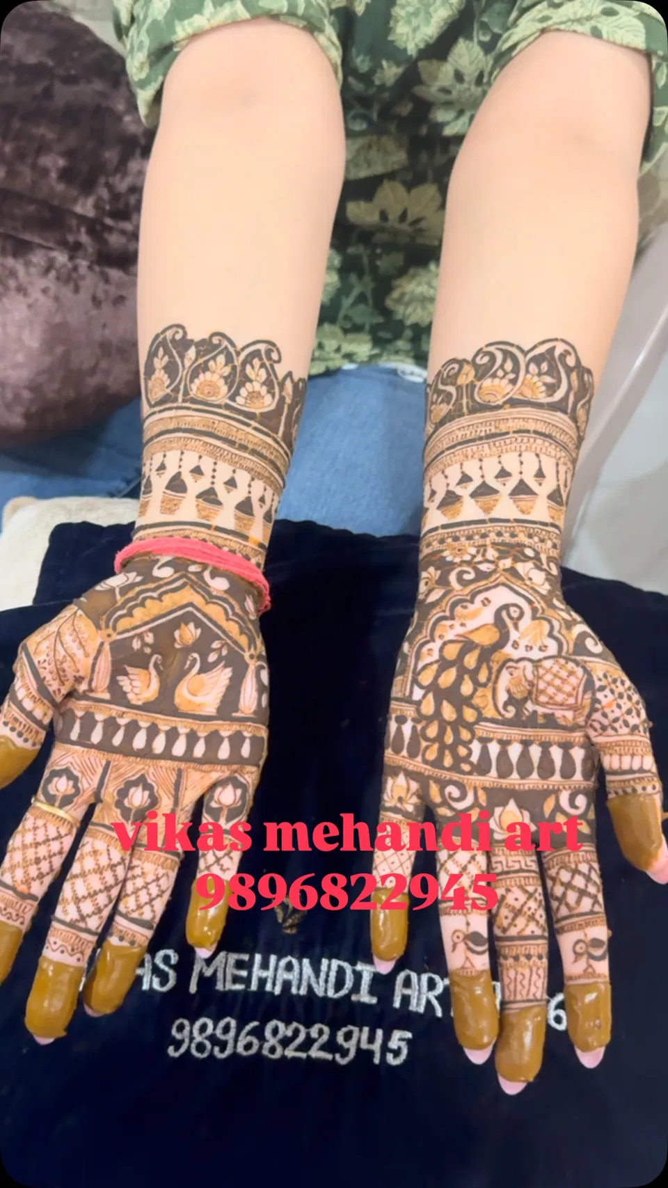 Front Hand Mehndi Design