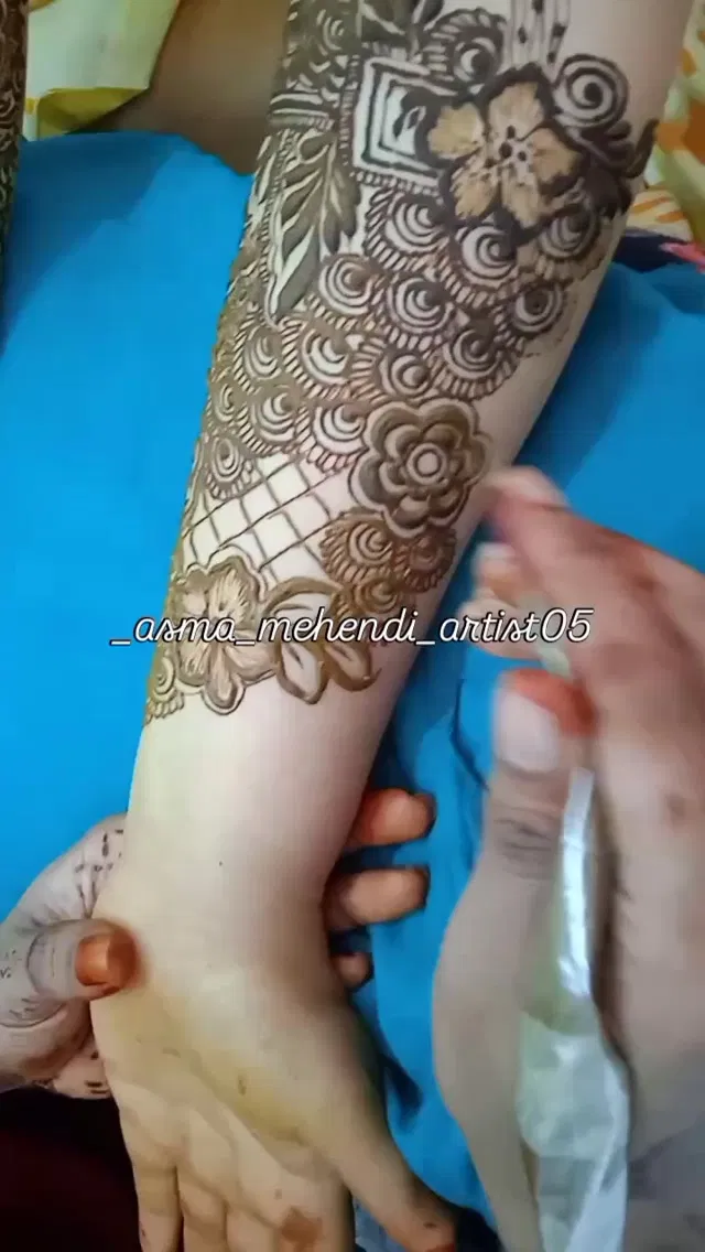 Full Hand Mehndi Design