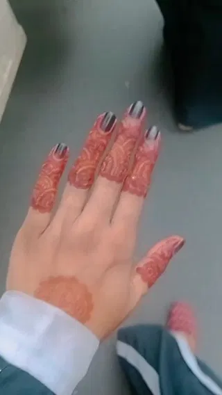 Simple Back Hand Mehndi Design