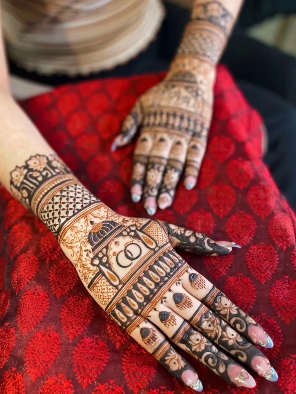 Arabic Full Hand Mehndi Design