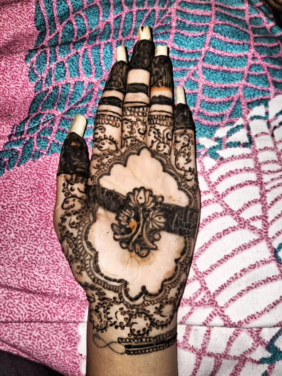 Aesthetic Bridal Full Hand Mehndi Design