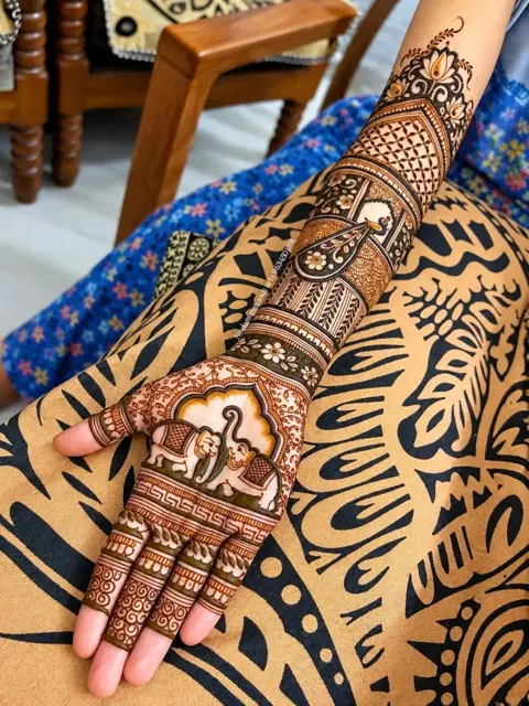 bridal mehndi design