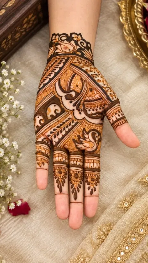 bridal mehndi design