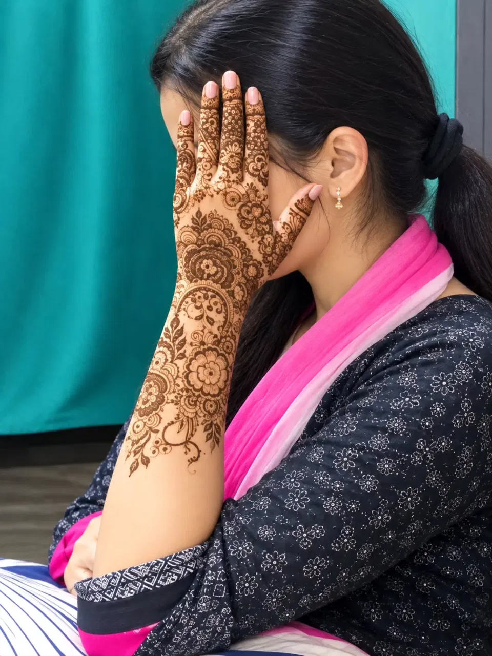 Front Hand Mehndi Design