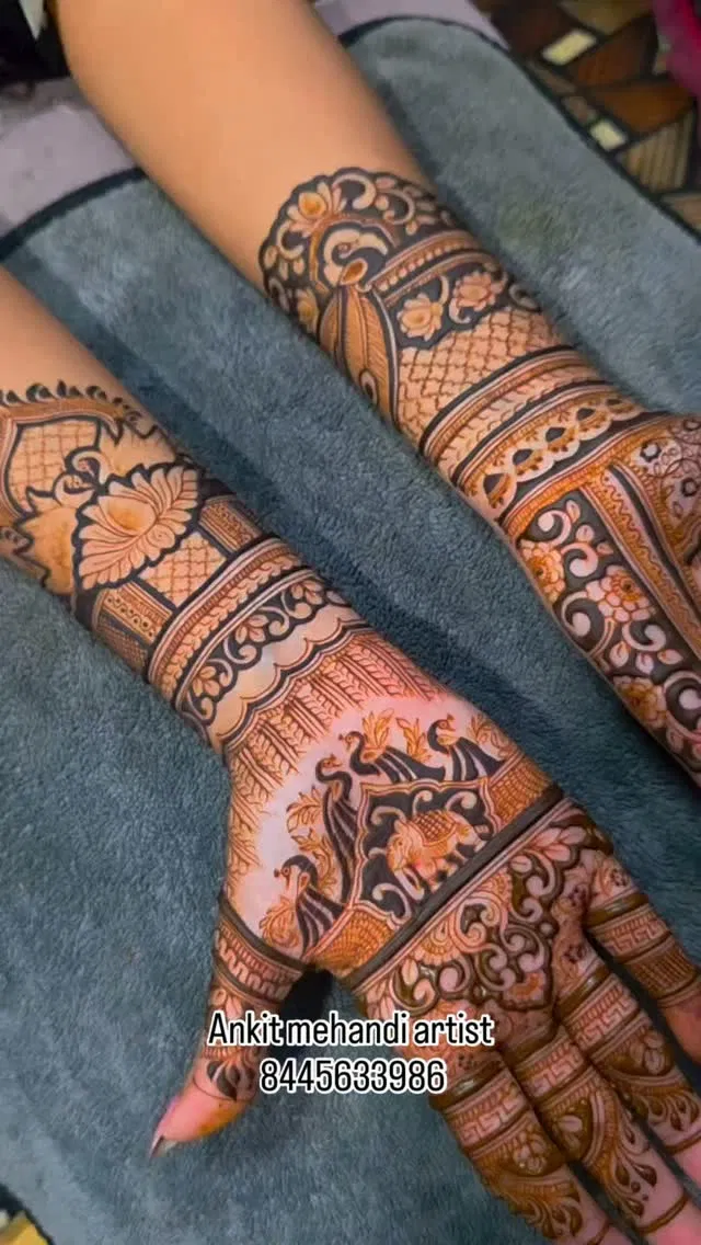 Bridal Full Hand Mehndi Design (2)