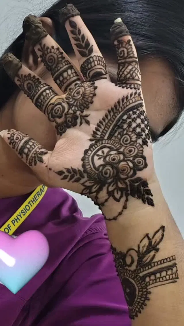 Back Hand Mehndi Design