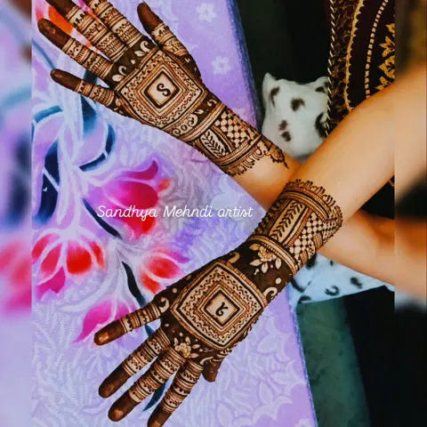 bridal figure full hand mehndi design