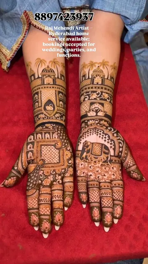 figure mehndi design