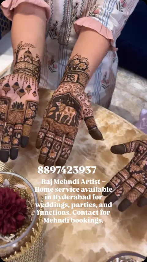 figure front hand mehndi design