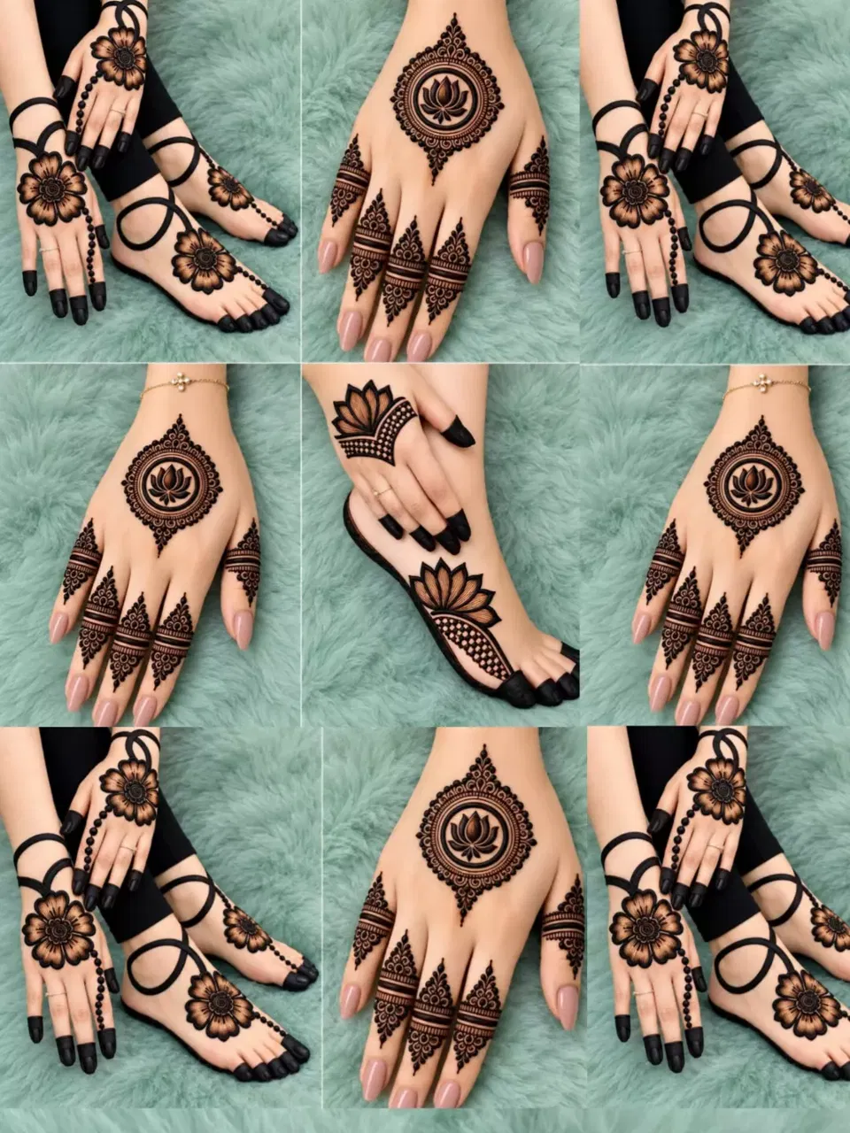 Foot Mehndi Design