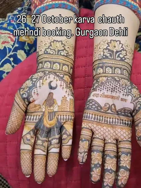 arabic front hand mehndi design