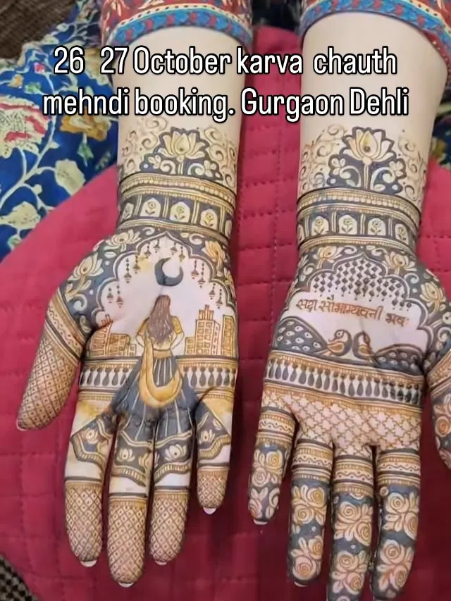 Arabic Front Hand Mehndi Design