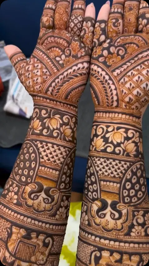 bridal mehndi design