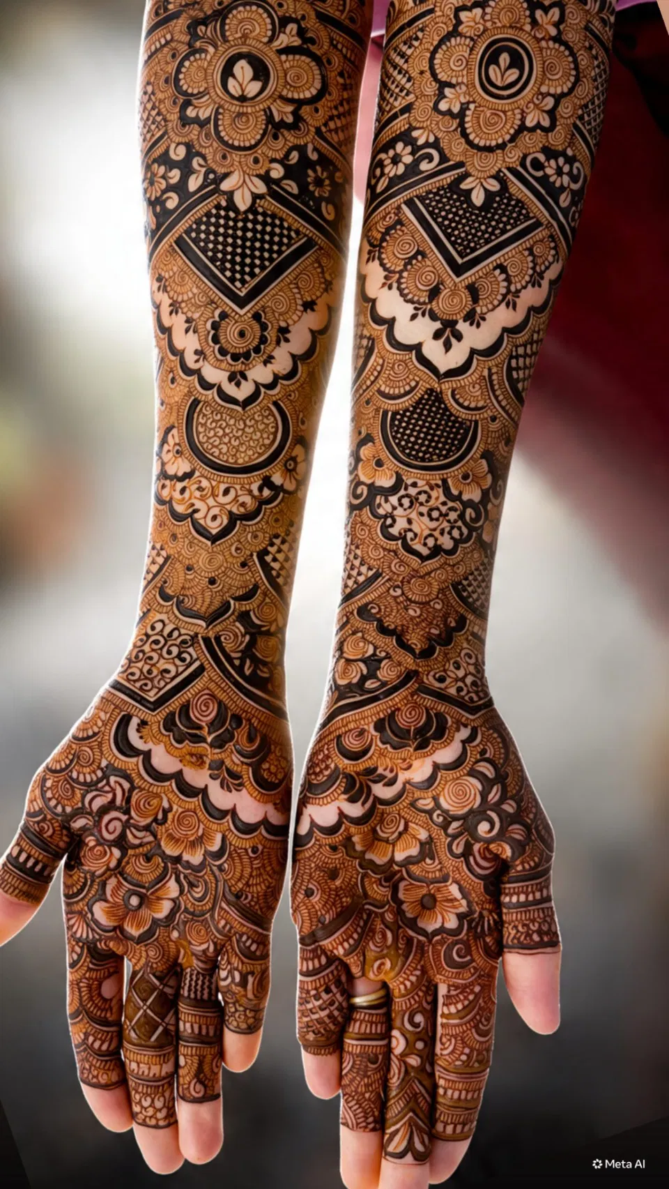 Front Hand Mehndi Design