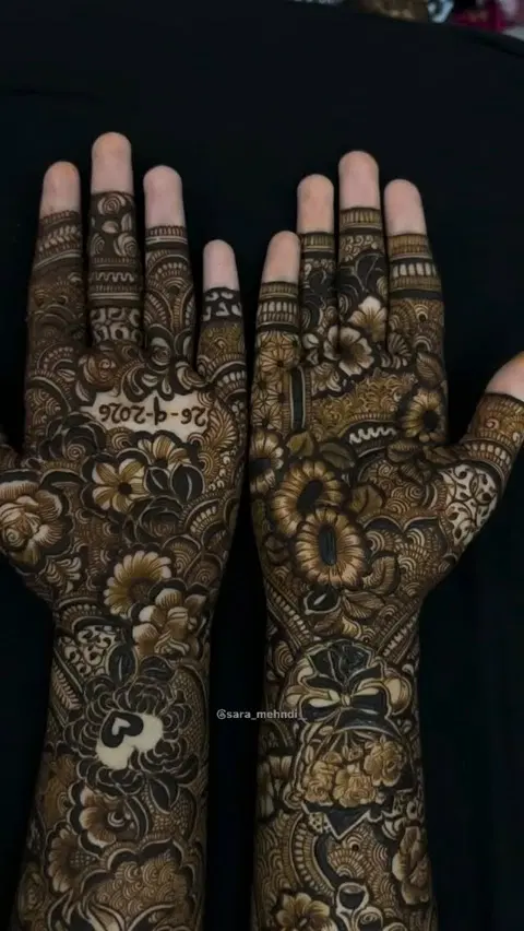 back hand mehndi design